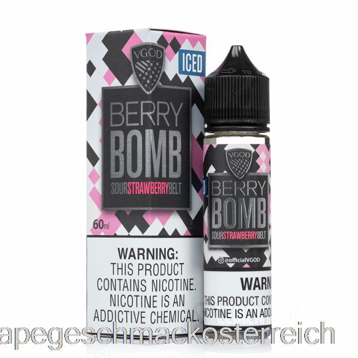 Iced Berry Bomb – Vgod E-Liquid – 60 Ml, 0 Mg Vape-Geschmack